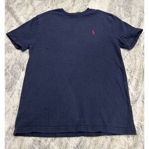 Boy’s Polo Ralph Lauren Short Sleeve T-Shirt size 10-12 Navy Blue 100% Cotton